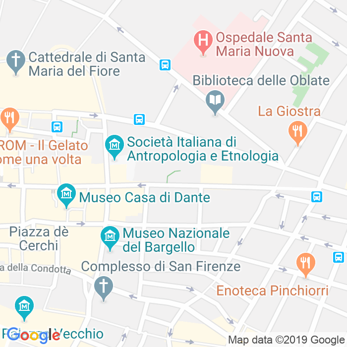 CAP di Piazza Dei Pazzi a Firenze