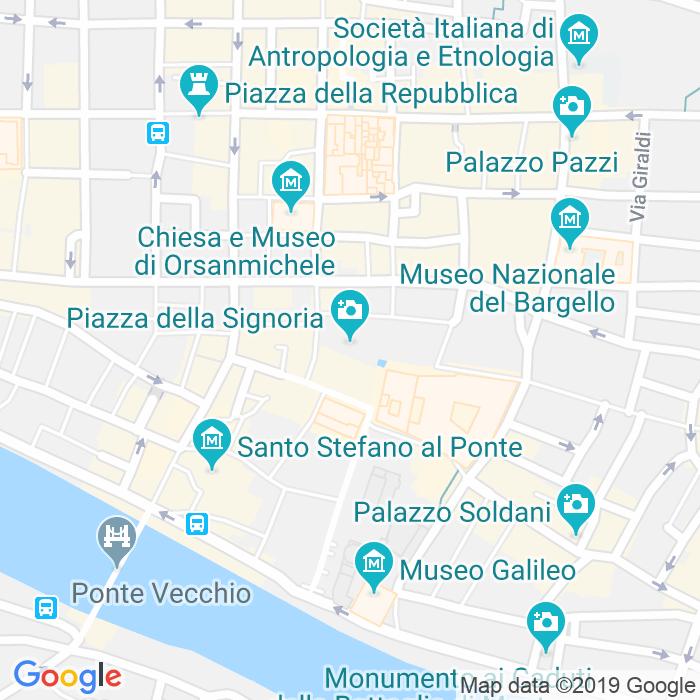 CAP di Piazza Della Signoria a Firenze