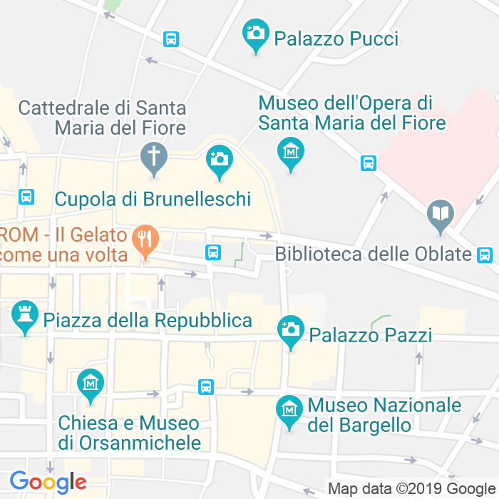 CAP di Piazza Delle Pallottole a Firenze