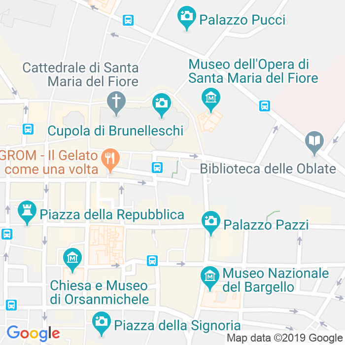 CAP di Piazza Di San Benedetto a Firenze