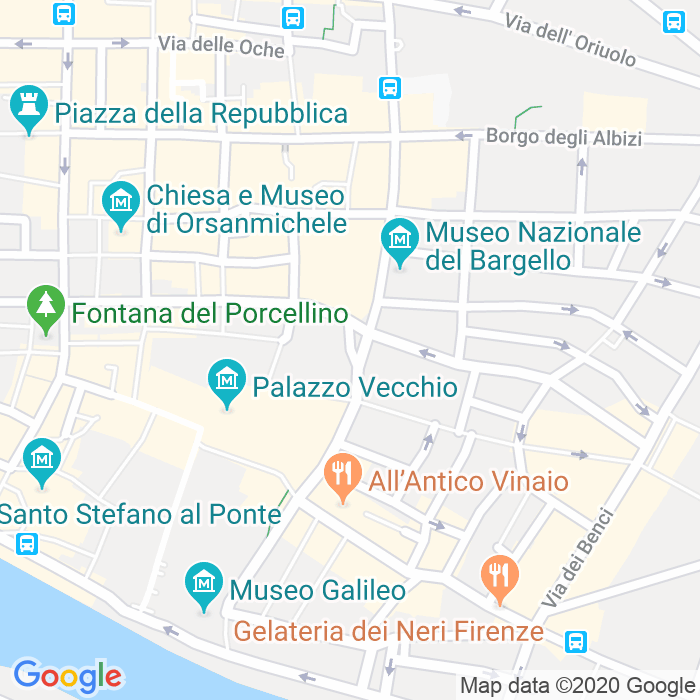 CAP di Piazza Di San Firenze a Firenze