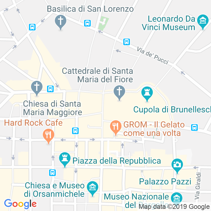 CAP di Piazza Di San Michele Visdomini a Firenze