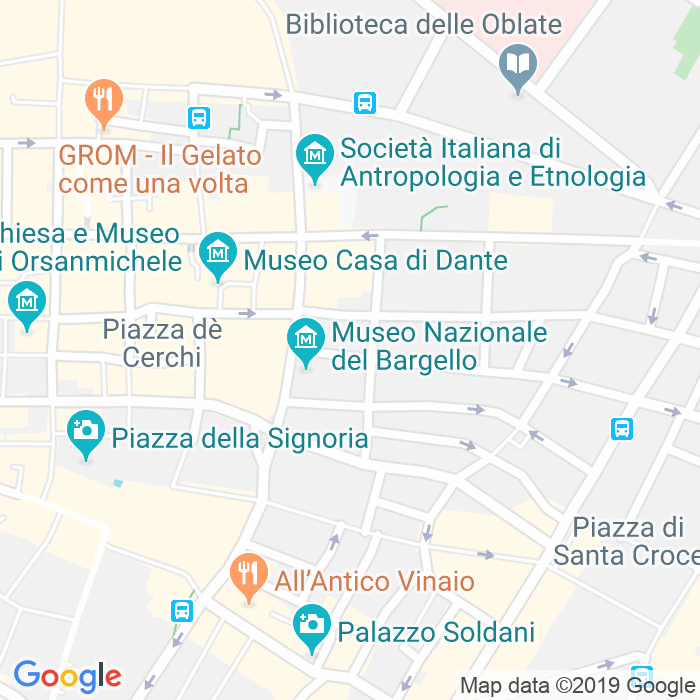 CAP di Piazza Di San Simone a Firenze