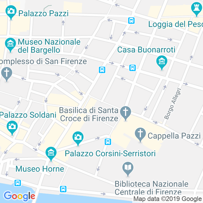 CAP di Piazza Di Santa Croce a Firenze