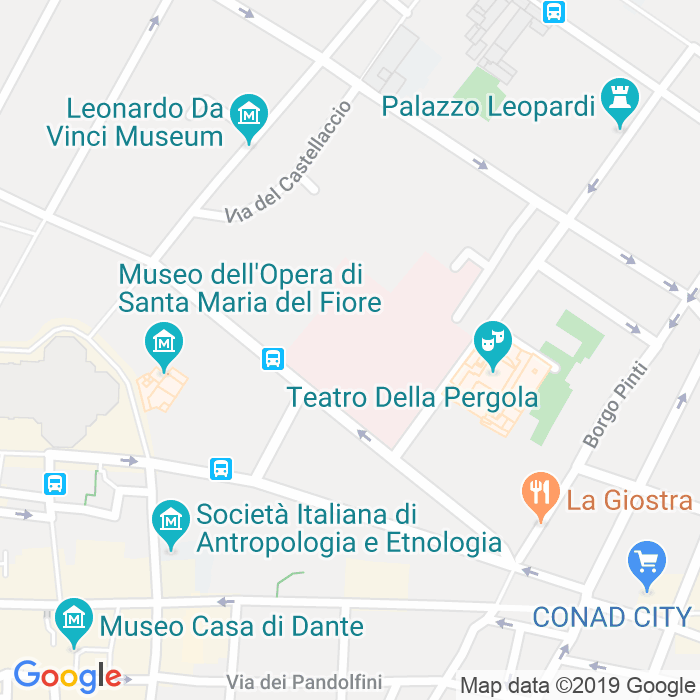 CAP di Piazza Di Santa Maria Nuova a Firenze