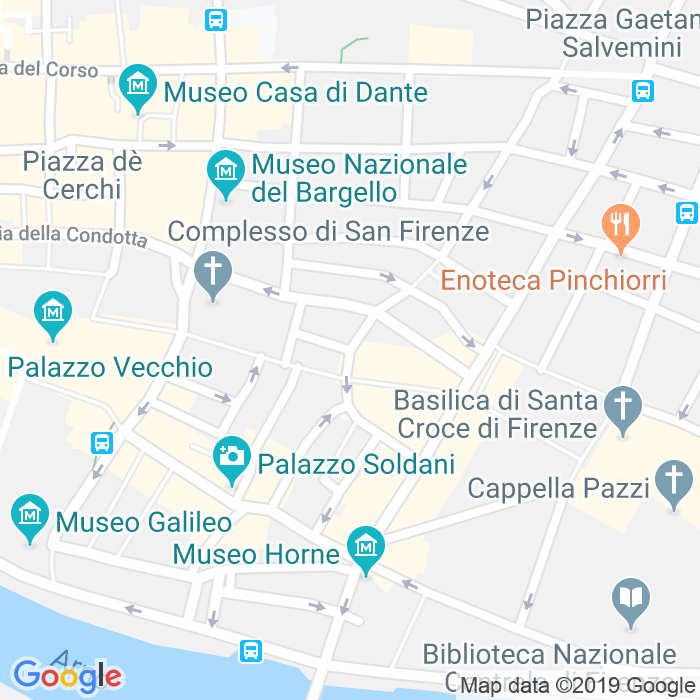 CAP di Via De Bentaccordi a Firenze