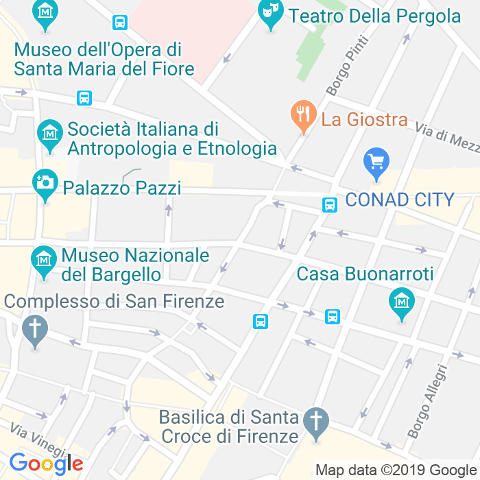 CAP di Via Matteo Palmieri a Firenze