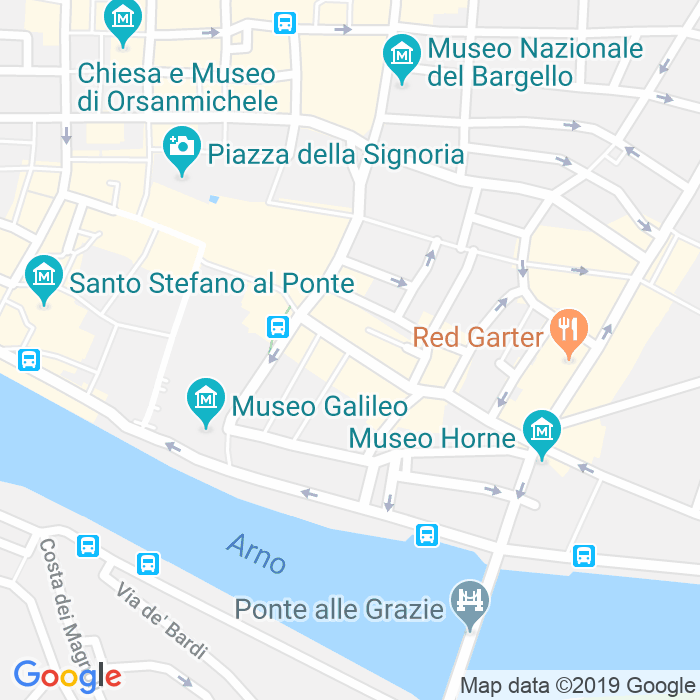 CAP di Via Osteria Del Guanto a Firenze