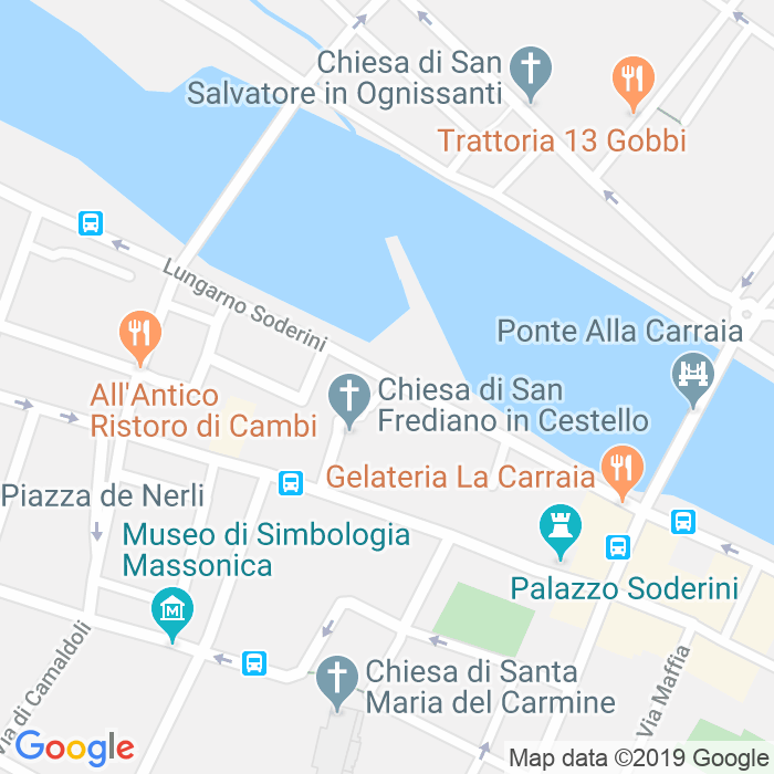 CAP di Piazza Di Cestello a Firenze
