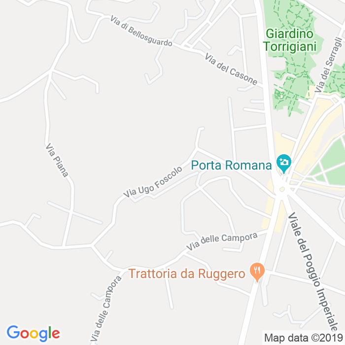 CAP di Via Ugo Foscolo a Firenze