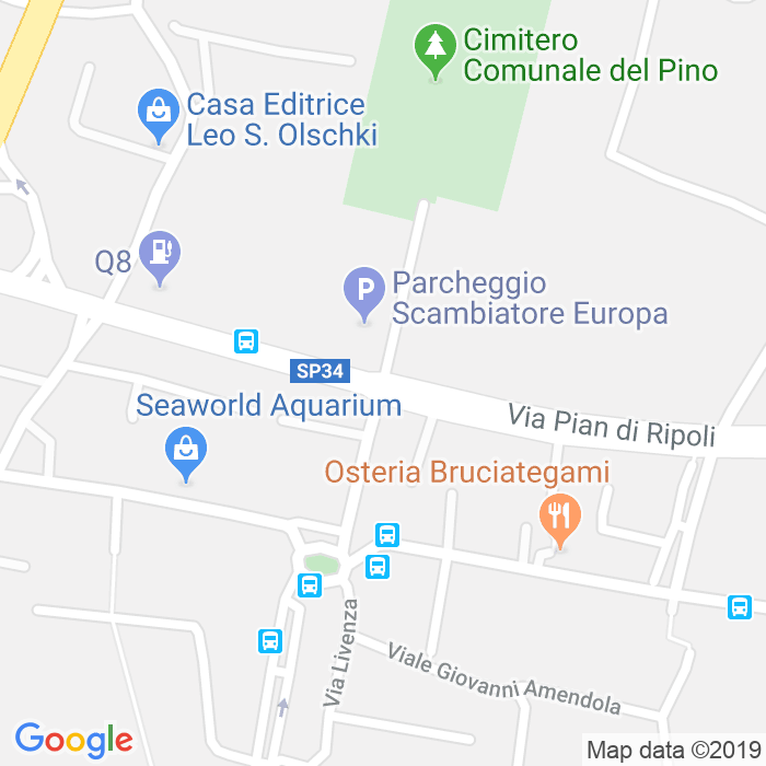 CAP di Via Del Cimitero Del Pino a Firenze