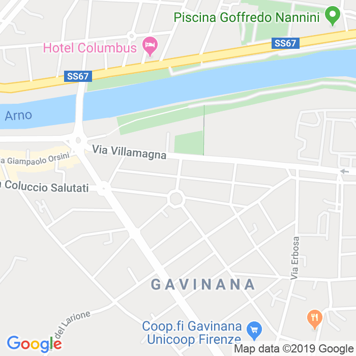 CAP di Via Niccolo'Da Uzzano a Firenze