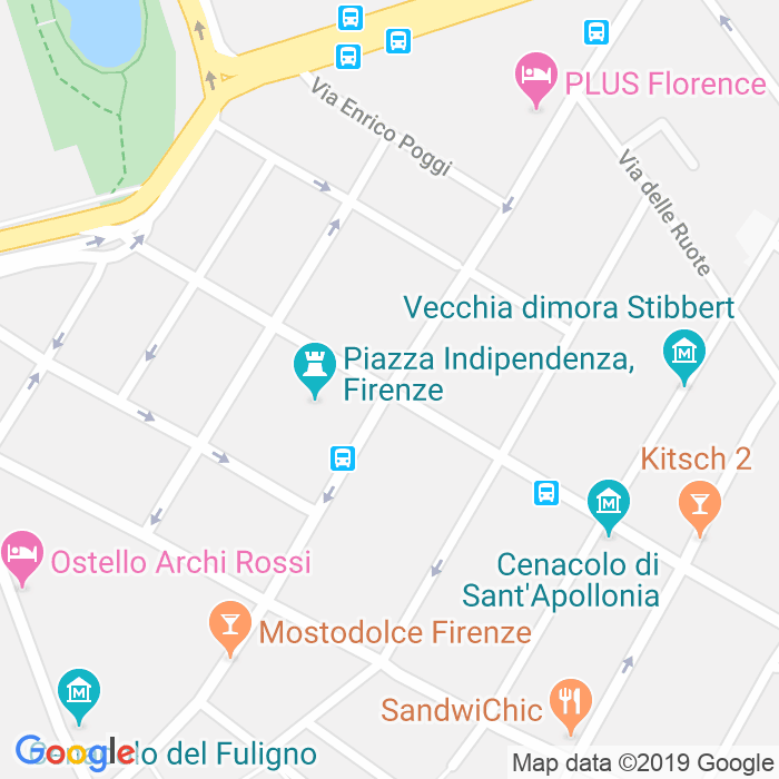 CAP di Piazza Dell Indipendenza a Firenze