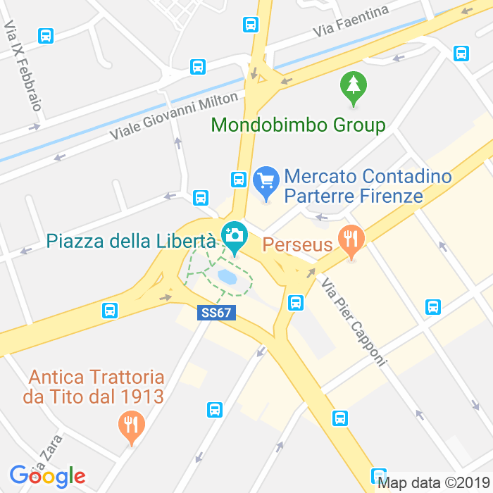 CAP di Piazza Della Liberta a Firenze