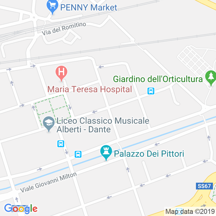 CAP di Via Giulio Cesare Vanini a Firenze