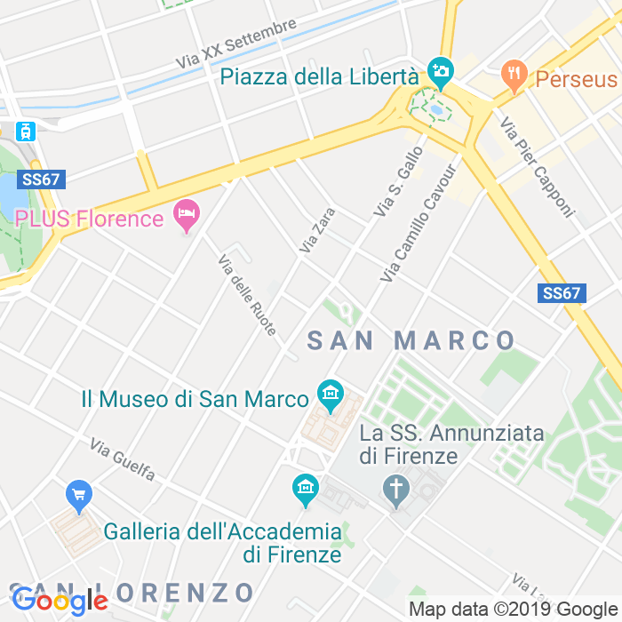 CAP di Via San Gallo a Firenze