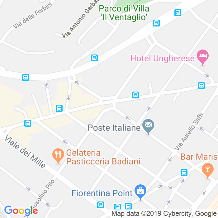 CAP di Piazza Leopoldo Nobili a Firenze