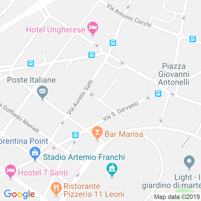 CAP di Via Giacomo Medici a Firenze