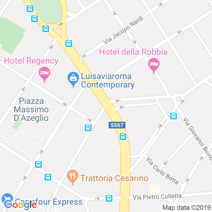 CAP di Viale Antonio Gramsci a Firenze