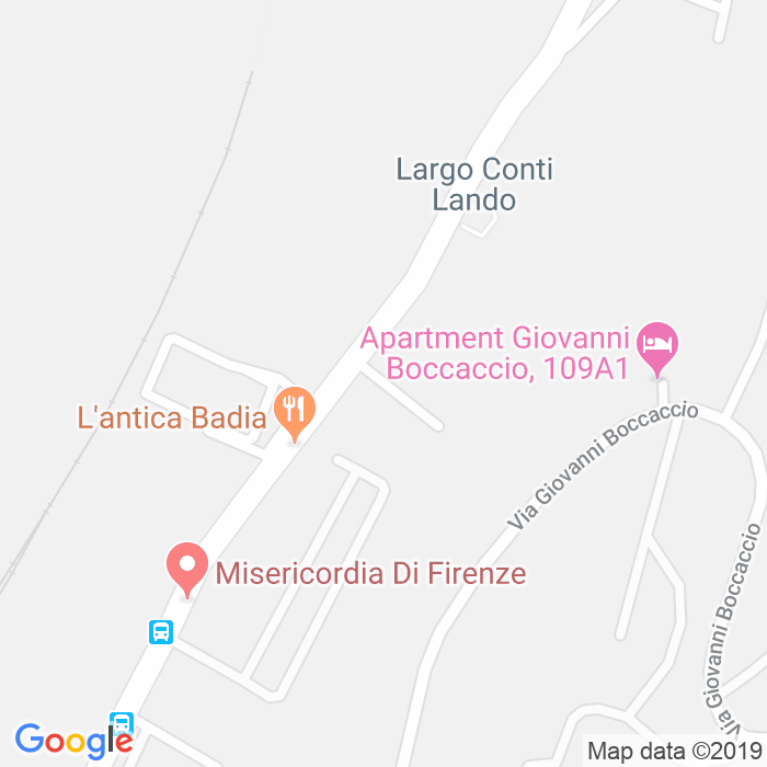 CAP di Via Francesco Dall'Ongaro a Firenze