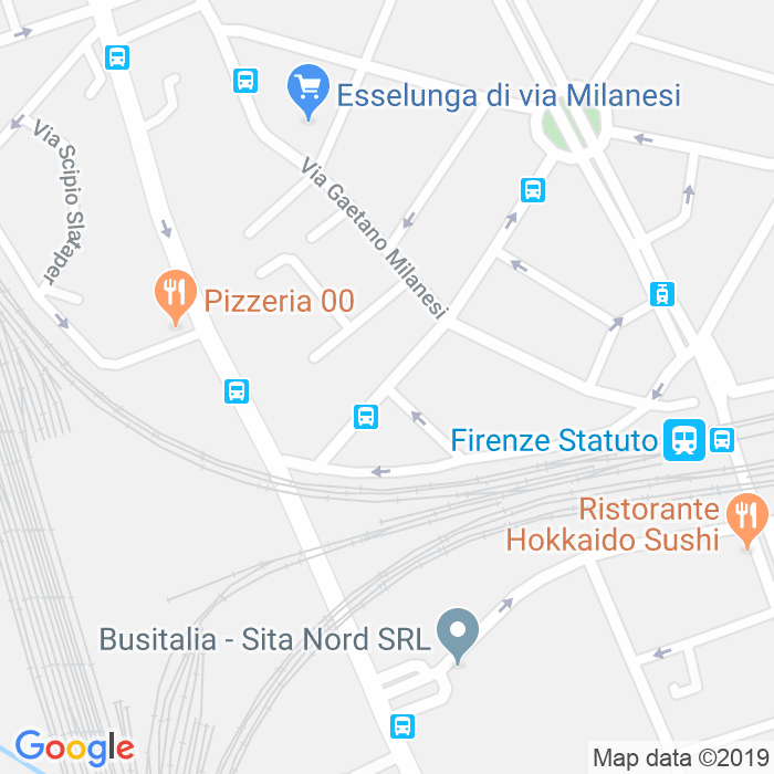 CAP di Via Egisto Fabbri a Firenze