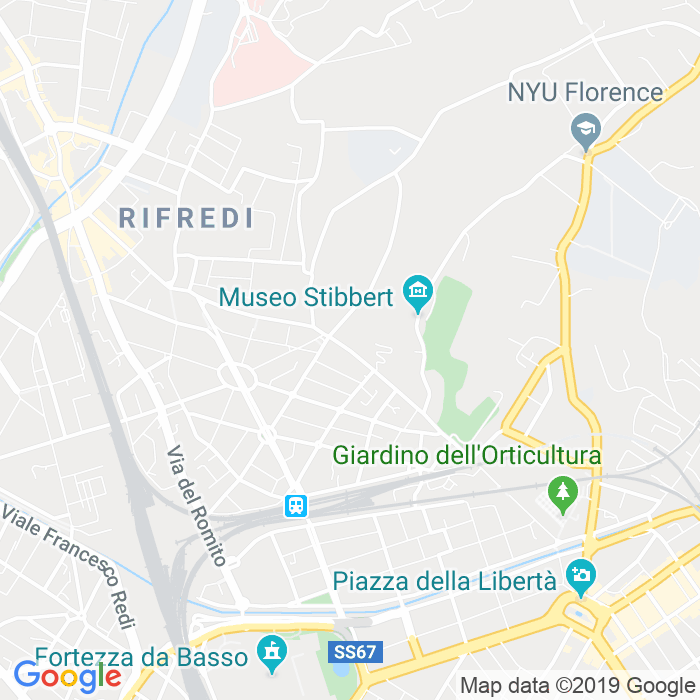 CAP di Via Vittorio Emanuele Ii a Firenze