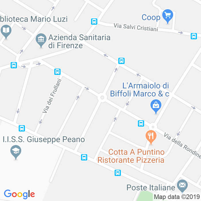 CAP di Via Caterina Franceschi Ferrucci a Firenze