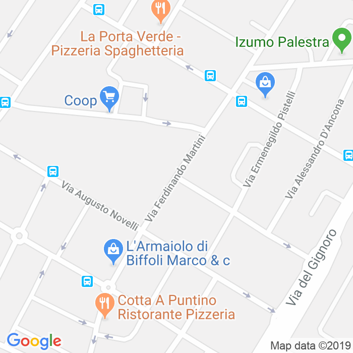 CAP di Via Ferdinando Martini a Firenze