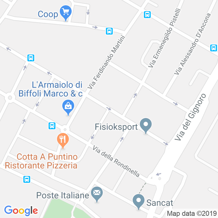 CAP di Via Giovanni Marradi a Firenze