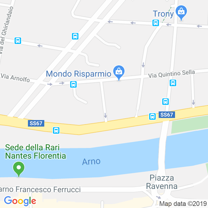 CAP di Via Costantino Nigra a Firenze