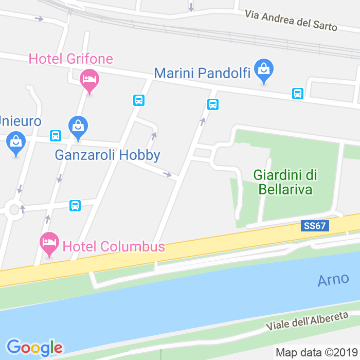 CAP di Via Marco Minghetti a Firenze