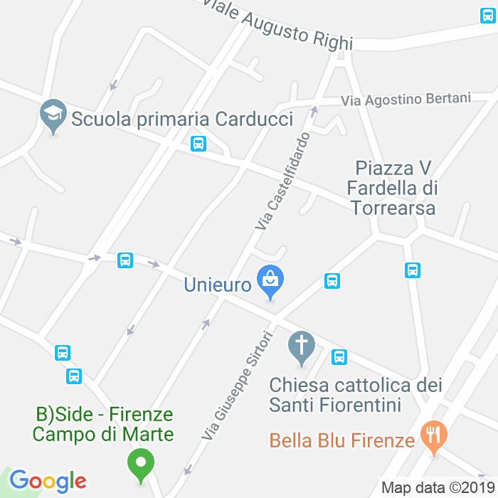 CAP di Via Castelfidardo a Firenze