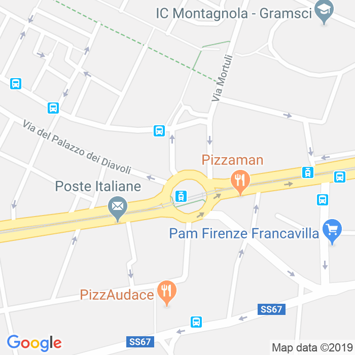 CAP di Piazza Pompeo Batoni a Firenze