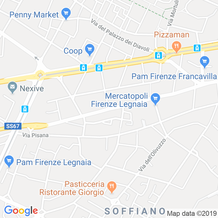 CAP di Via Antonio Del Pollaiuolo a Firenze