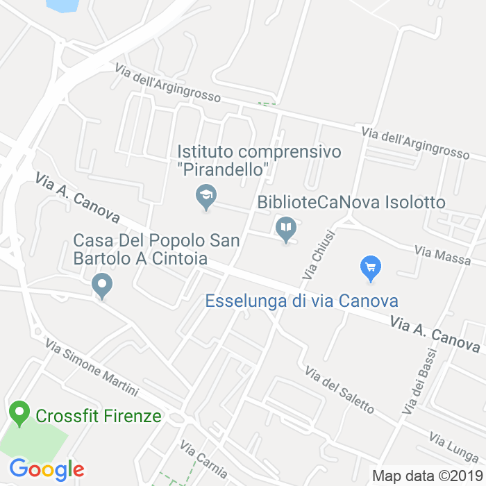 CAP di Via Di Santa Maria A Cintoia a Firenze