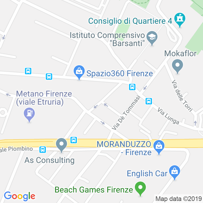 CAP di Via Giovanni Boldini a Firenze