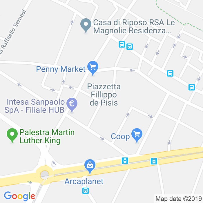 CAP di Via Giuseppe De Nittis a Firenze