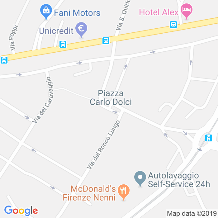 CAP di Piazza Carlo Dolci a Firenze
