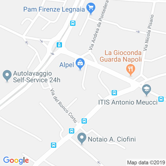 CAP di Via Giovanni Da Milano a Firenze