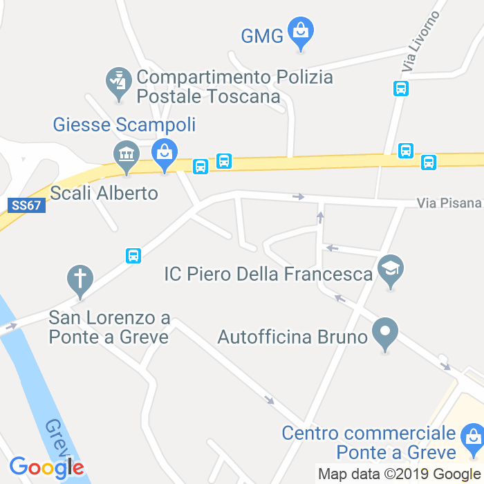 CAP di Via Giusto De'Menabuoi a Firenze