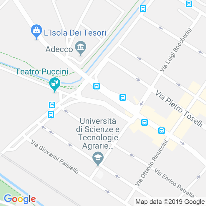 CAP di Piazza Giacomo Puccini a Firenze
