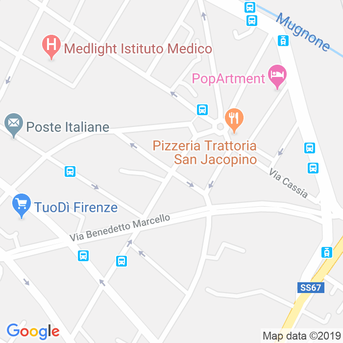 CAP di Via Domenico Cimarosa a Firenze