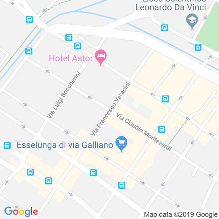 CAP di Via Francesco Veracini a Firenze