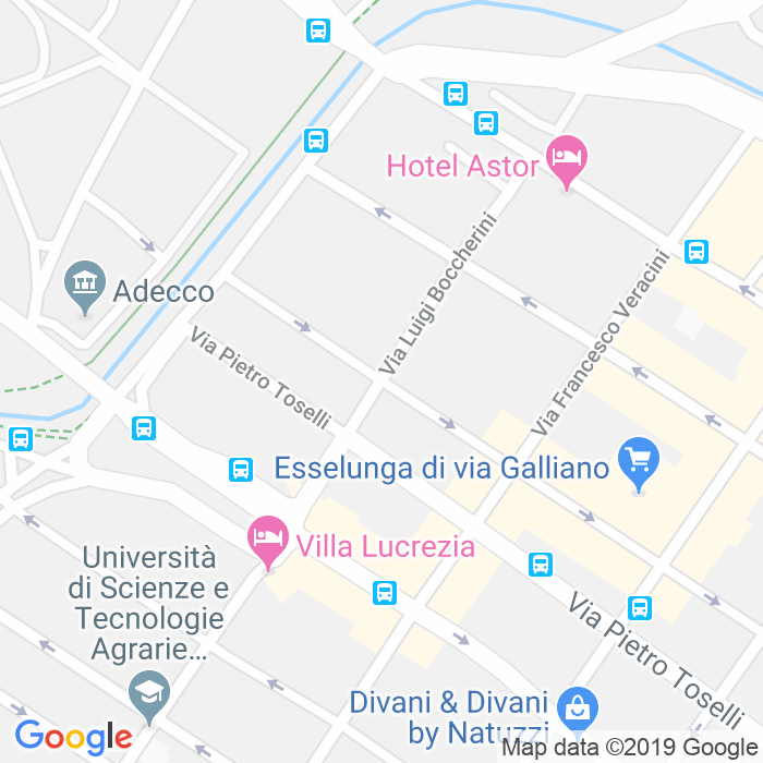 CAP di Via Luigi Boccherini a Firenze