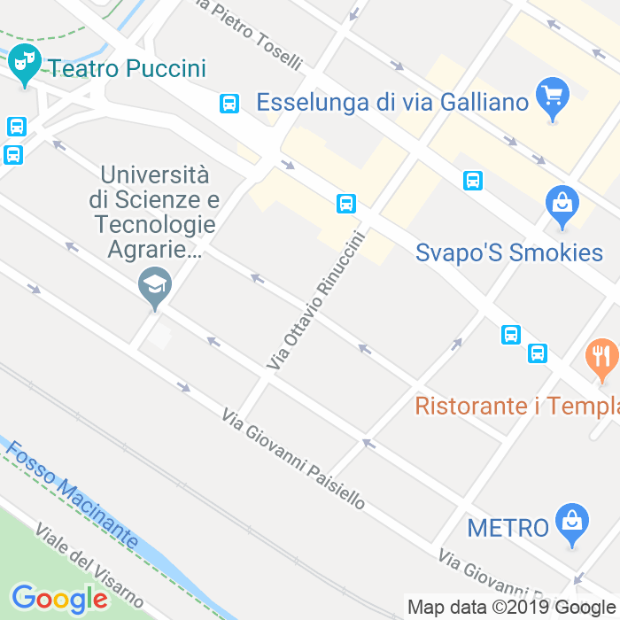 CAP di Via Ottavio Rinuccini a Firenze
