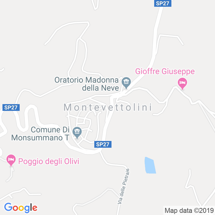 CAP di Montevettolini a Monsummano Terme