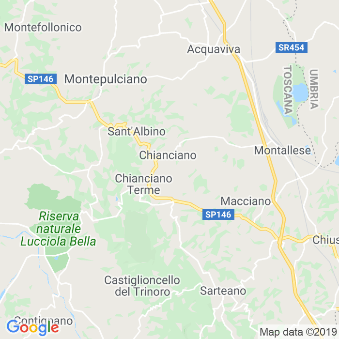 CAP di Chianciano Terme in Siena