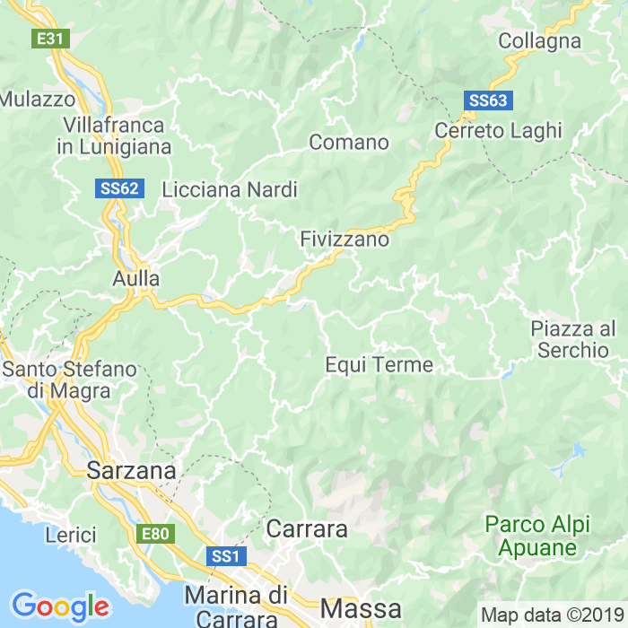 CAP di Fivizzano in Massa Carrara