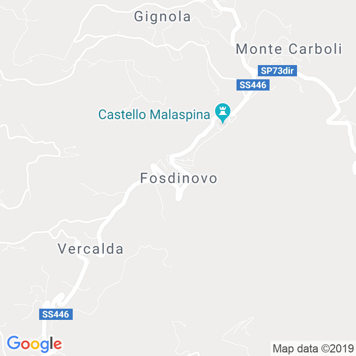 CAP di Fosdinovo in Massa Carrara