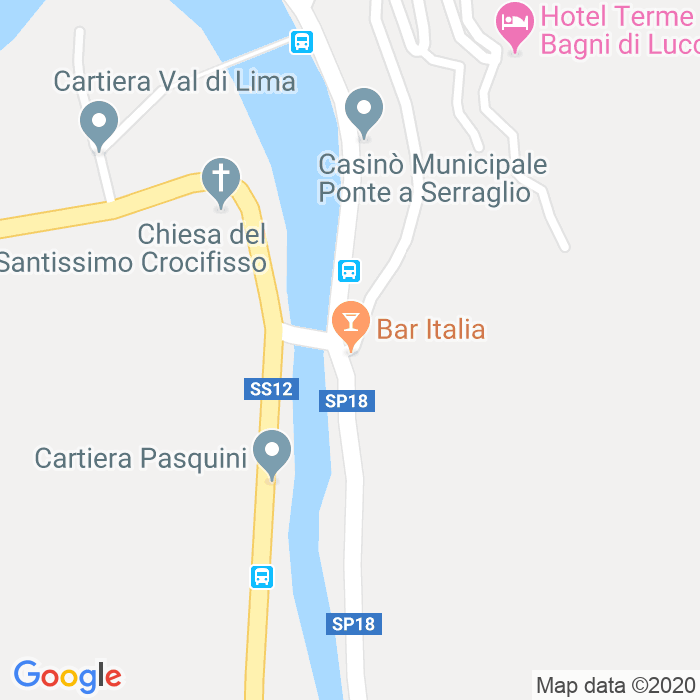 CAP di Ponte A Serraglio a Bagni Di Lucca